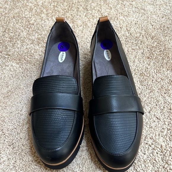 NWOB! DR SCHOLL'S Size 8.5 black Webster loafers - Picture 1 of 10